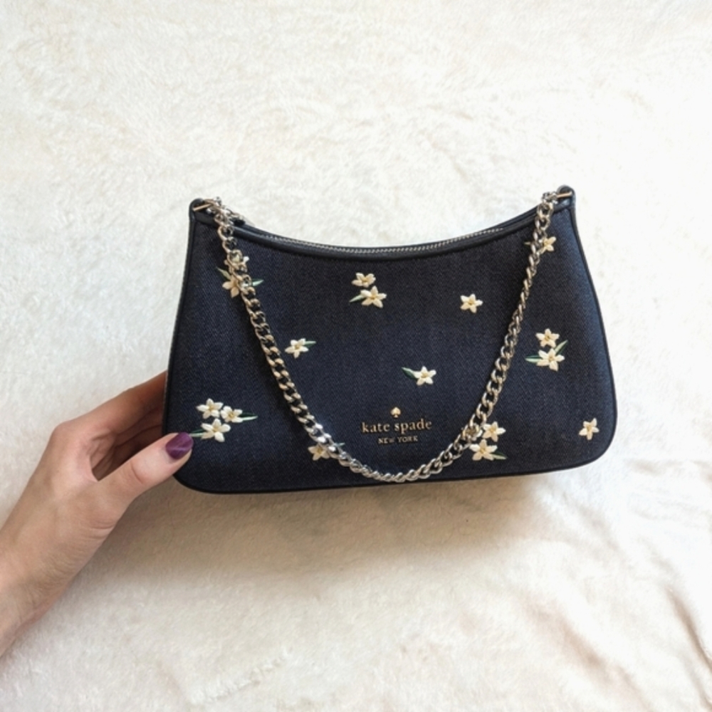 Kate Spade Outlet - Denim shoulder bag